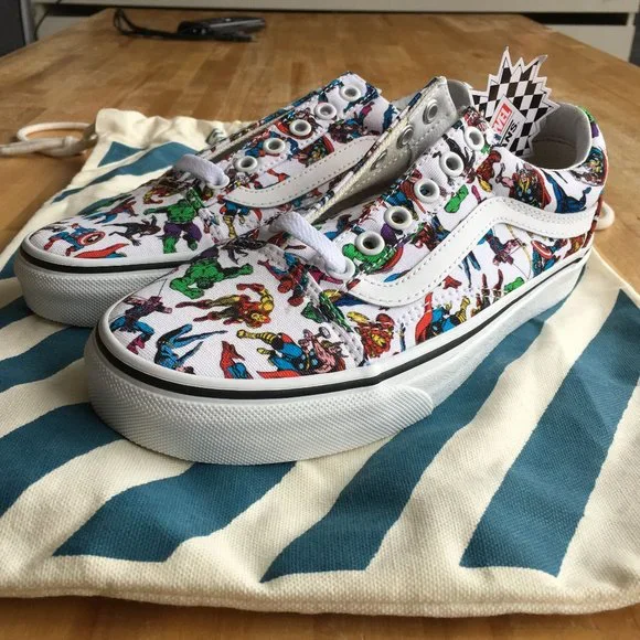 Vans Shoes Marvel X Vans Old Skool Custom Sz 45 New Poshmark